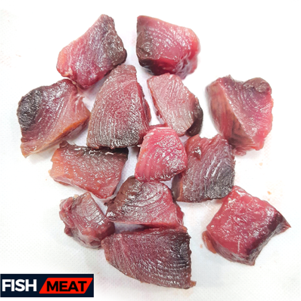 Sea Tuna Fish Cube Cut - 500 gm