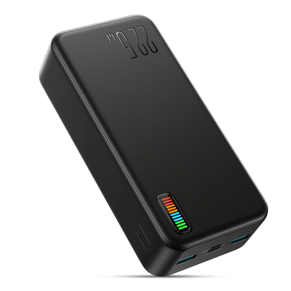 Joyroom JR-QP196 22.5W Fast Charging Power Bank -  30000mah - Black