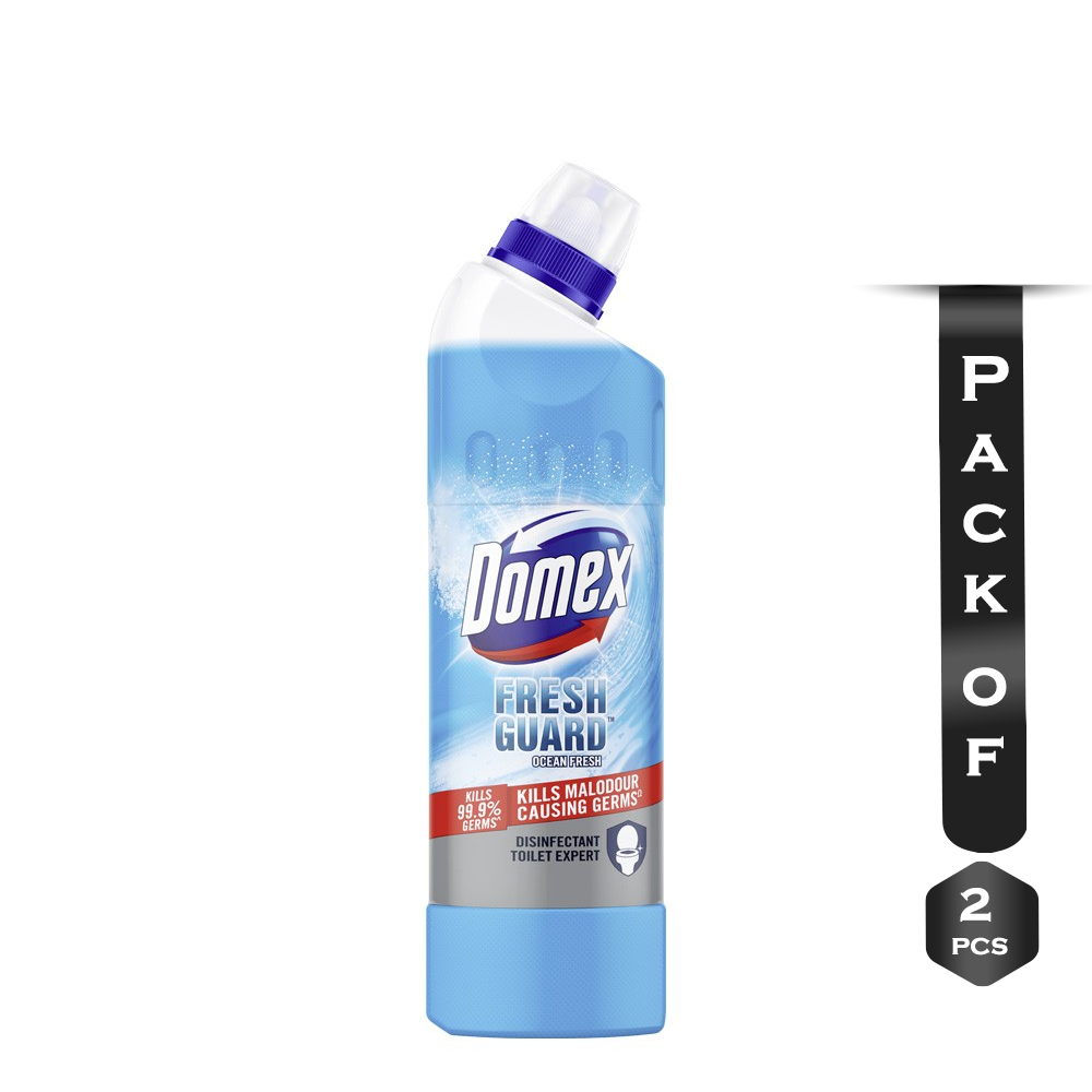 Pack Of 2Pcs Domex Ocean Fresh Toilet Cleaning Liquid - 500ml