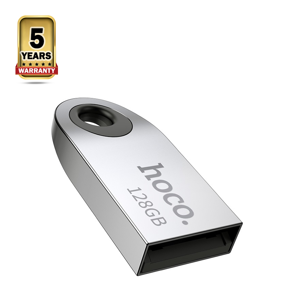 Hoco UD9 USB Flash Drive - 128GB - Silver