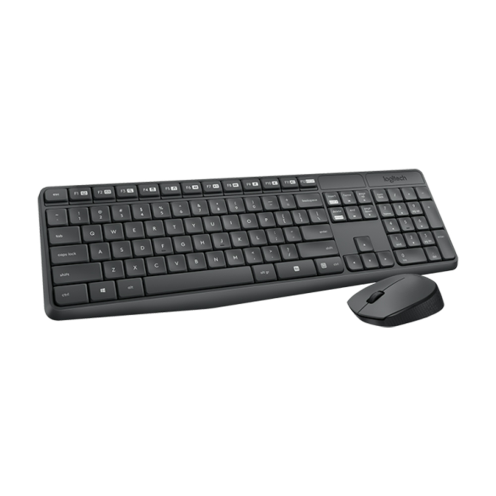 Logitech MK235 Wireless Combo Keyboard - Black