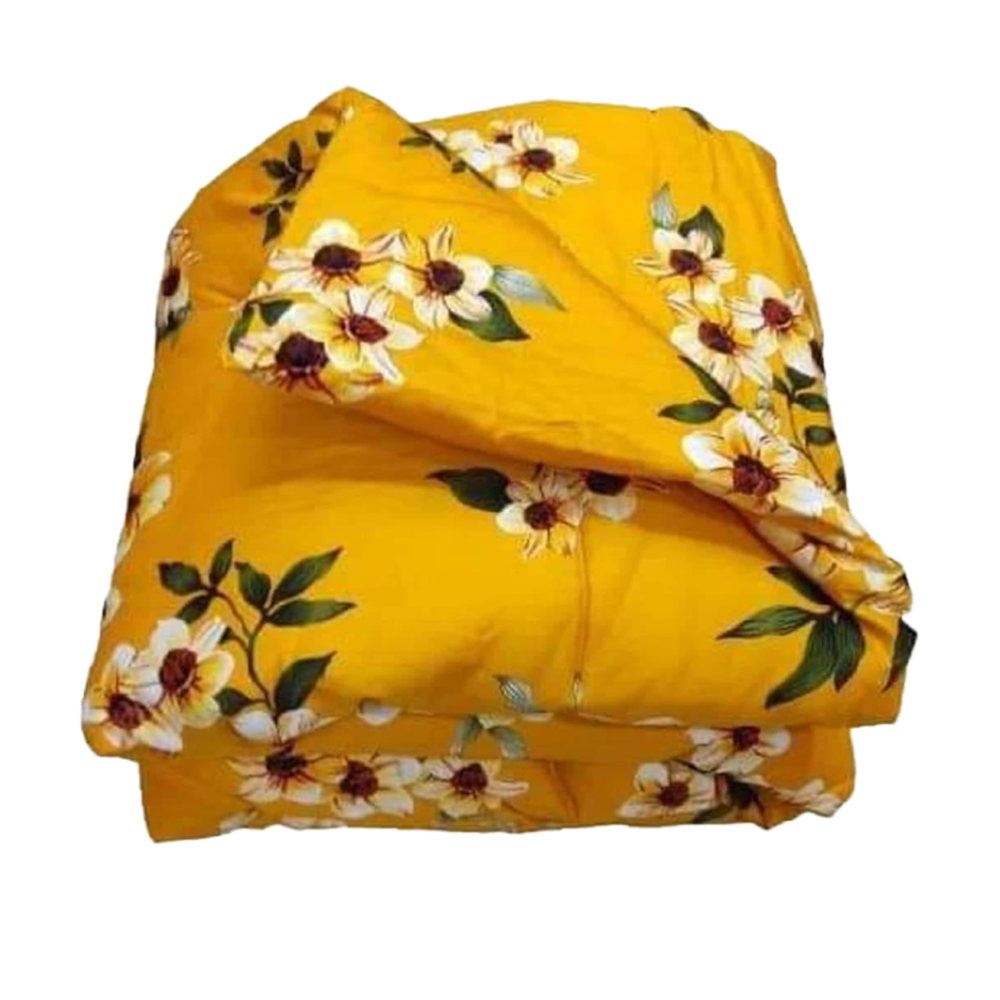 Pigment Cotton Comforter - CF-05 - Yellow