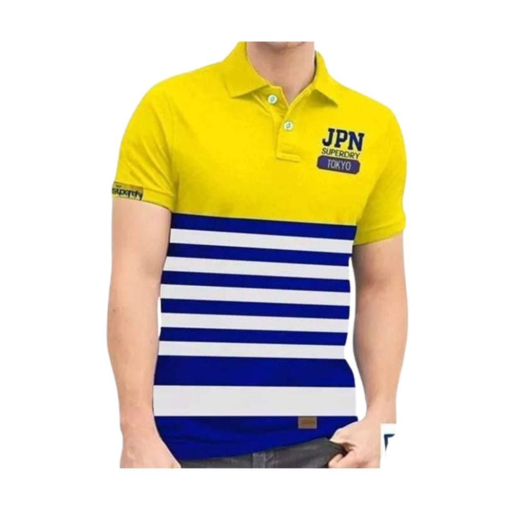 PK Cotton Half Sleeve Polo Shirt For Men Multicolor PT28