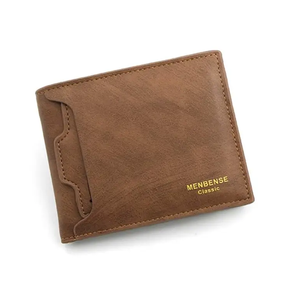 PU Leather Wallet For Men - Brown