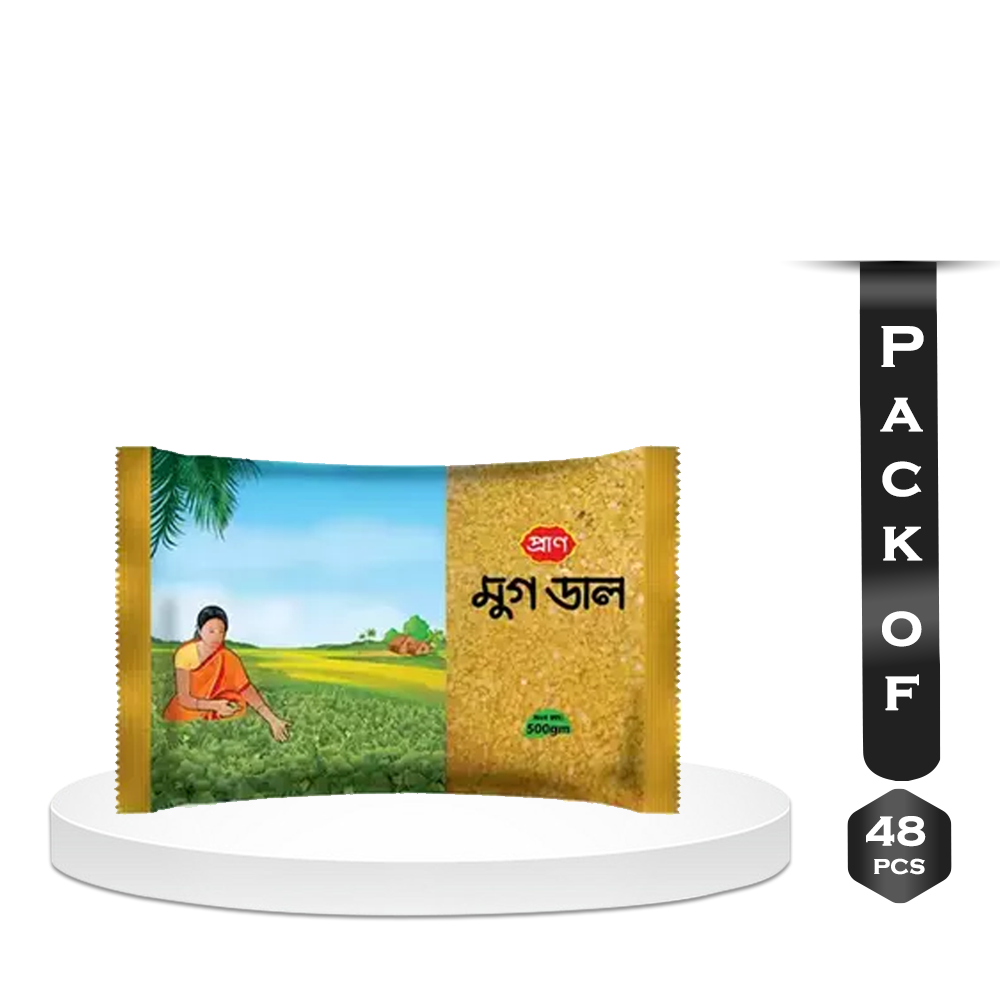 Pack Of 48 Pran Mung Dal - 500gm