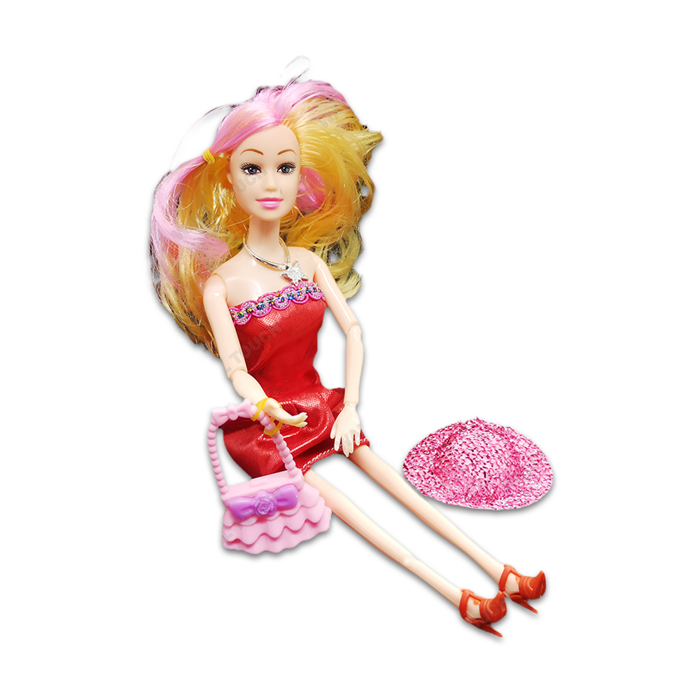 Beauty Fashion Show Style Wonderful Barbie Doll Toy - Red - 173450860