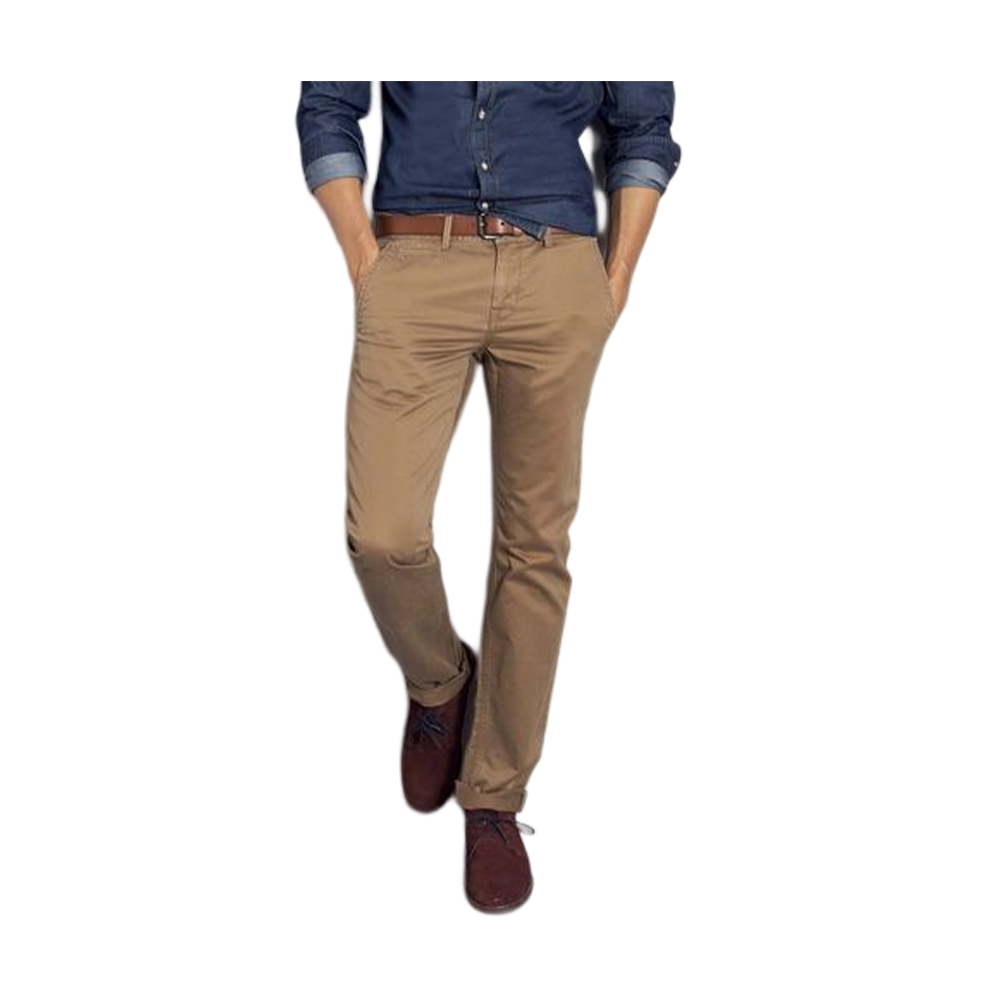 Cotton Chinos Gabardine Pant For Men - Royal Blue - NZ-3148