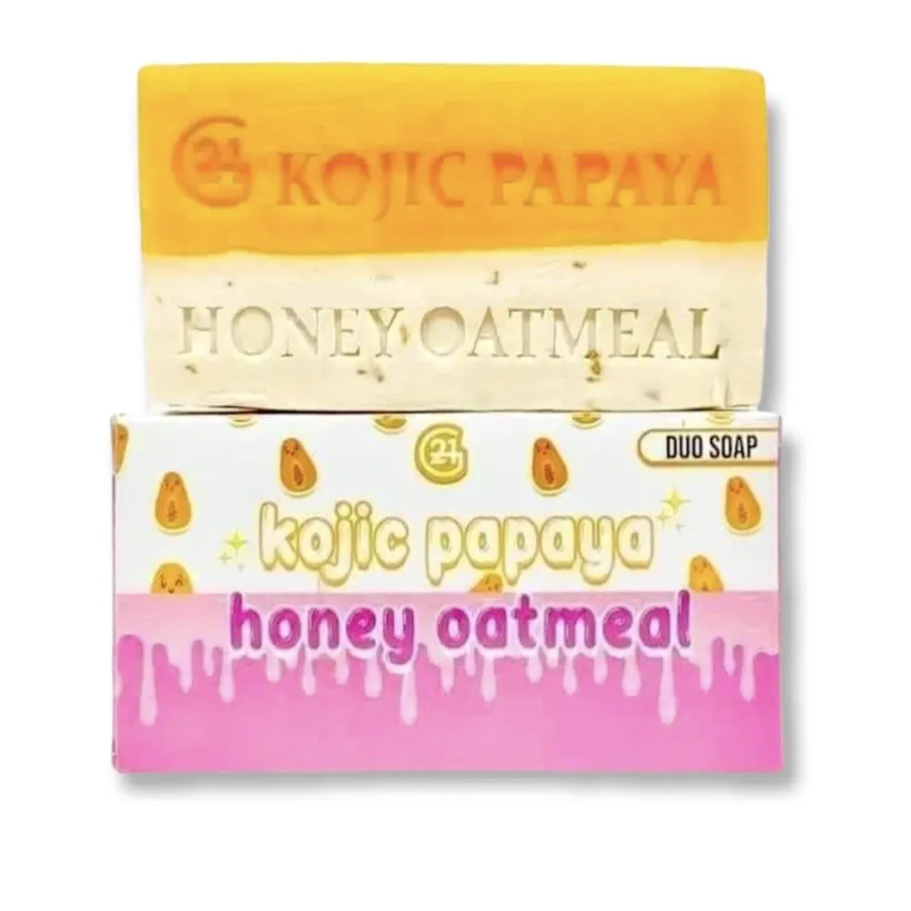 G21 Kojic Papaya With Honey Oatmeal Duo Soap - 150gm