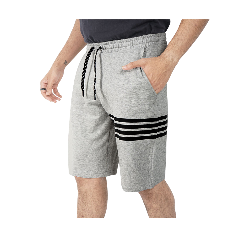Terry Cotton Short Pant for Men - Dark Gray - GMSP-00623GRSP