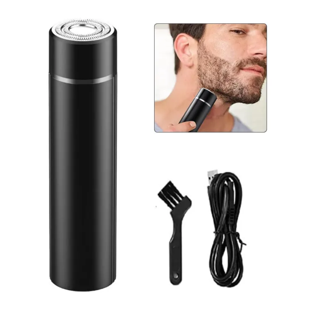 Portable Electric Shaver Trimmer For Men - Black