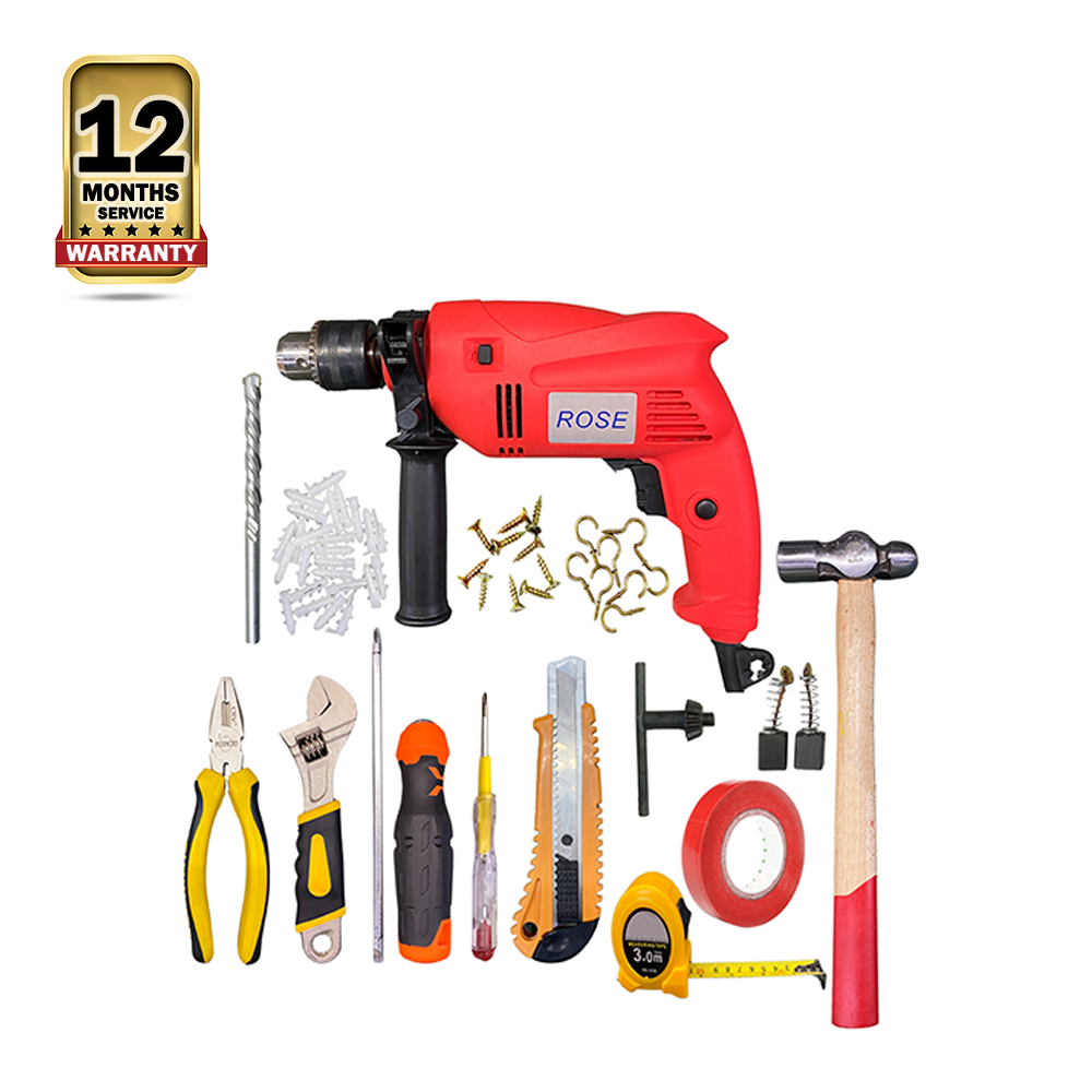 Rose Drill Machine Set - Red