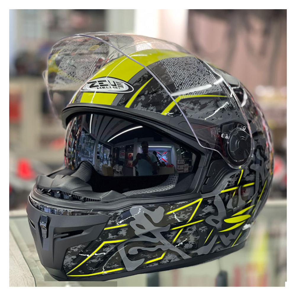 Zeus 813 AN24 Helmet - Fluo Yellow