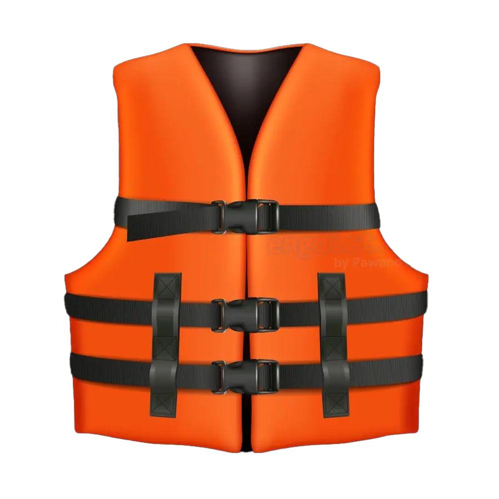Soft Foam Swimming Life Jacket For Kids - Orange