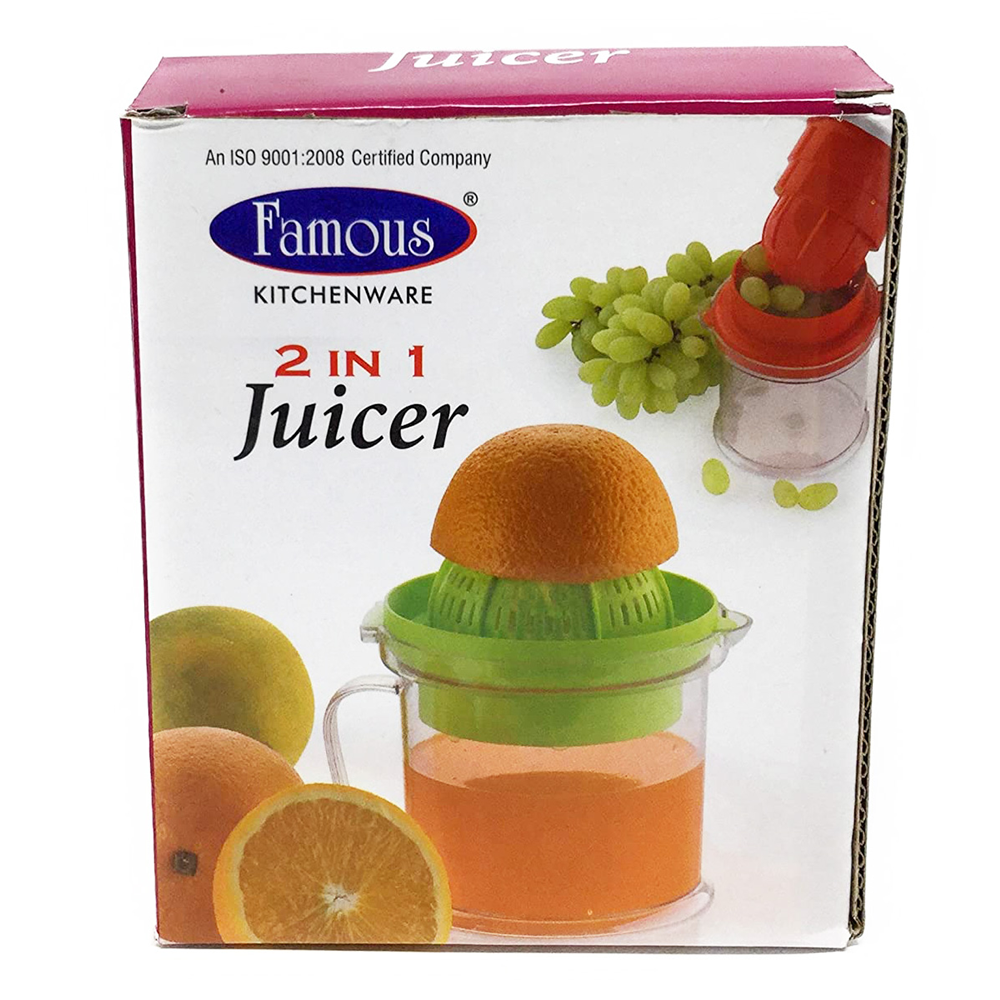 Famous 2 In 1 Mini Hand Press Fruit Juicer