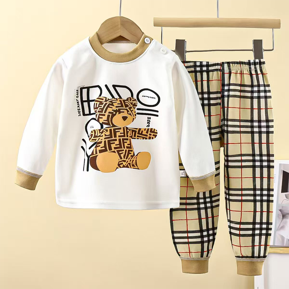 Toddler Winter Pajama Set - B Stripe U