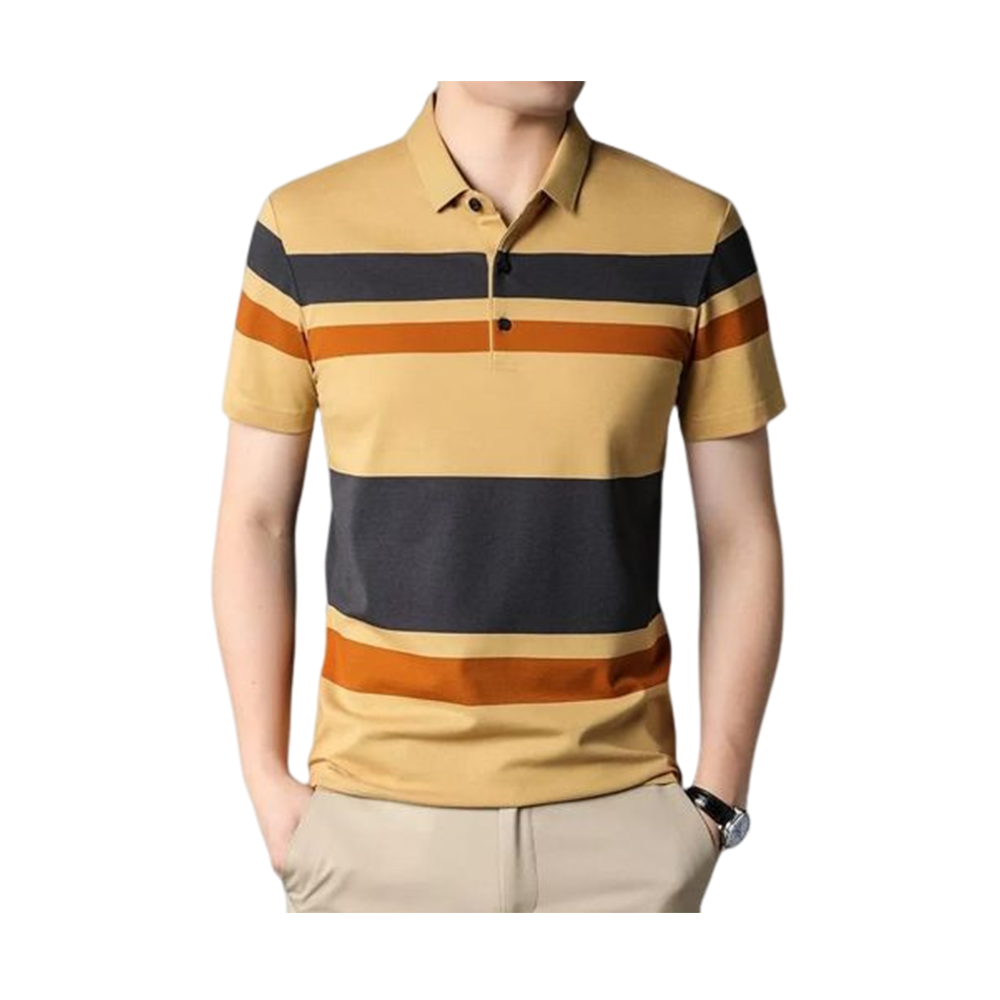 PP Jersey Half Sleeve Polo Shirt For Men - Multicolor - PT-111