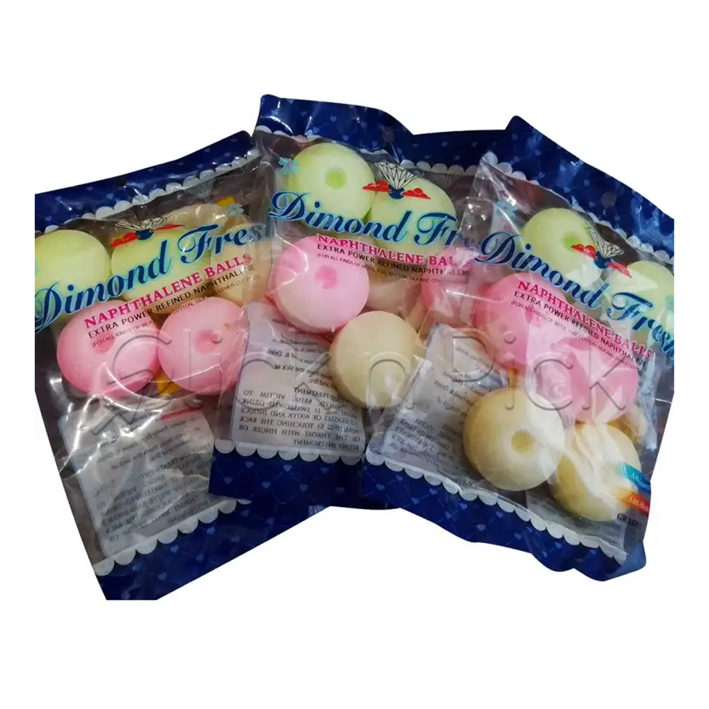 Toilet Air Freshener Naphthalene Ball - 3Pcs