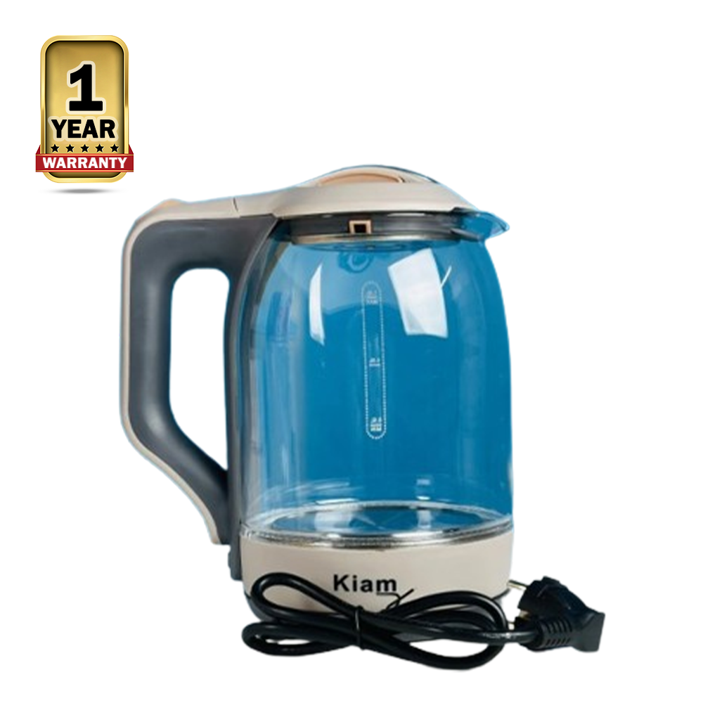 Kiam BL002 Automatically Turns Off and Automatic Over Heat Protection Electric Kettle - 1.8 Liter