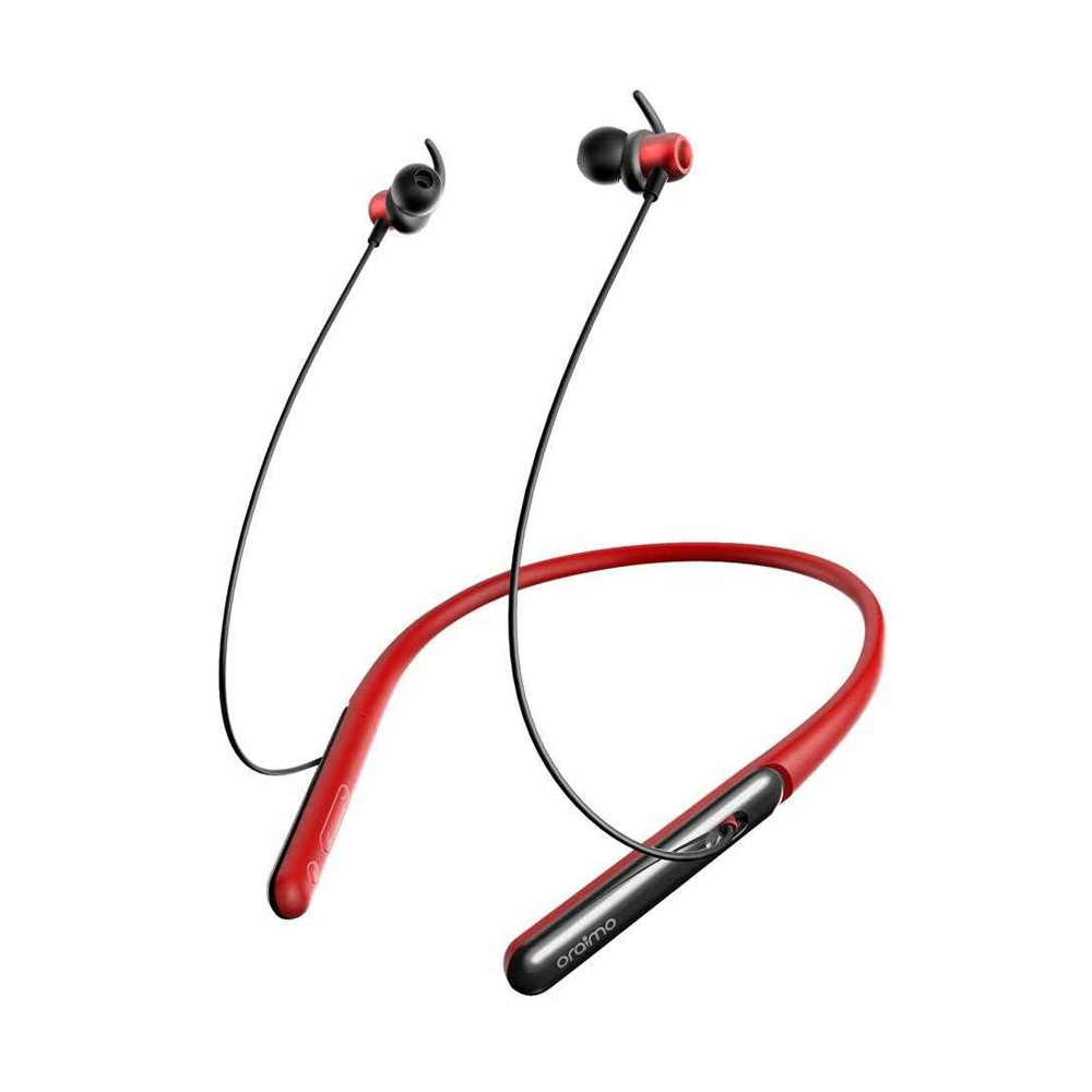 Oraimo OEB -E75D Necklace 3 Lite Neckband Wireless In-Ear Sports Gaming Earphone - Red