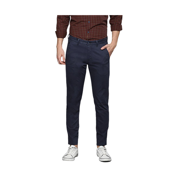 Gabardine Pant For Men - Navy Blue