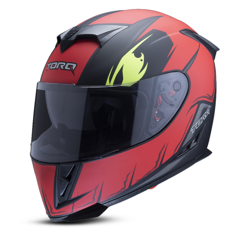 Torq Ranger Reaper Helmets - Glossy Red and Black