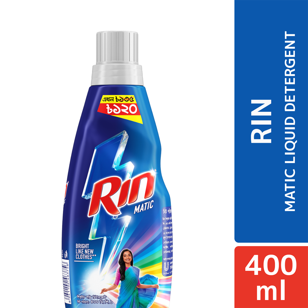 Rin Liquid Detergent Matic - 400ml