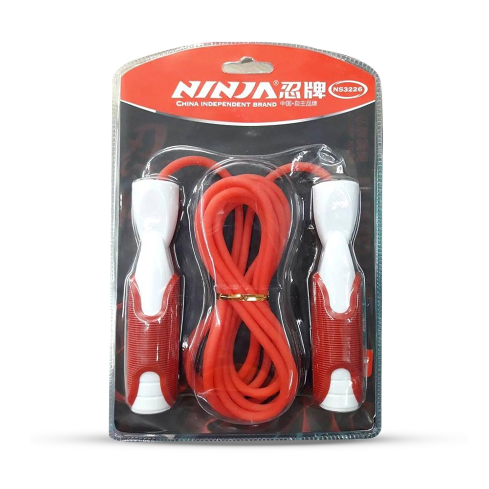 Ninja Counting Skipping Rope - Pink and White