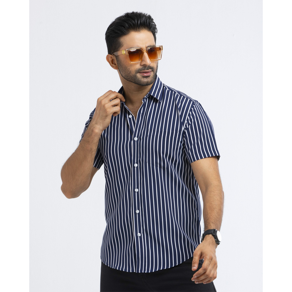 Fiona Cotton Hawai Half Shirt for Men HW-038