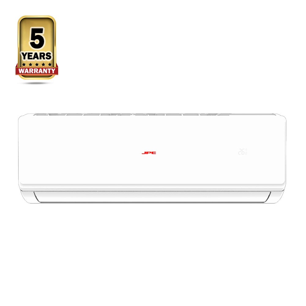 JPE R410A Non-Inverter Split Type Air Conditioner - 1 Ton - White