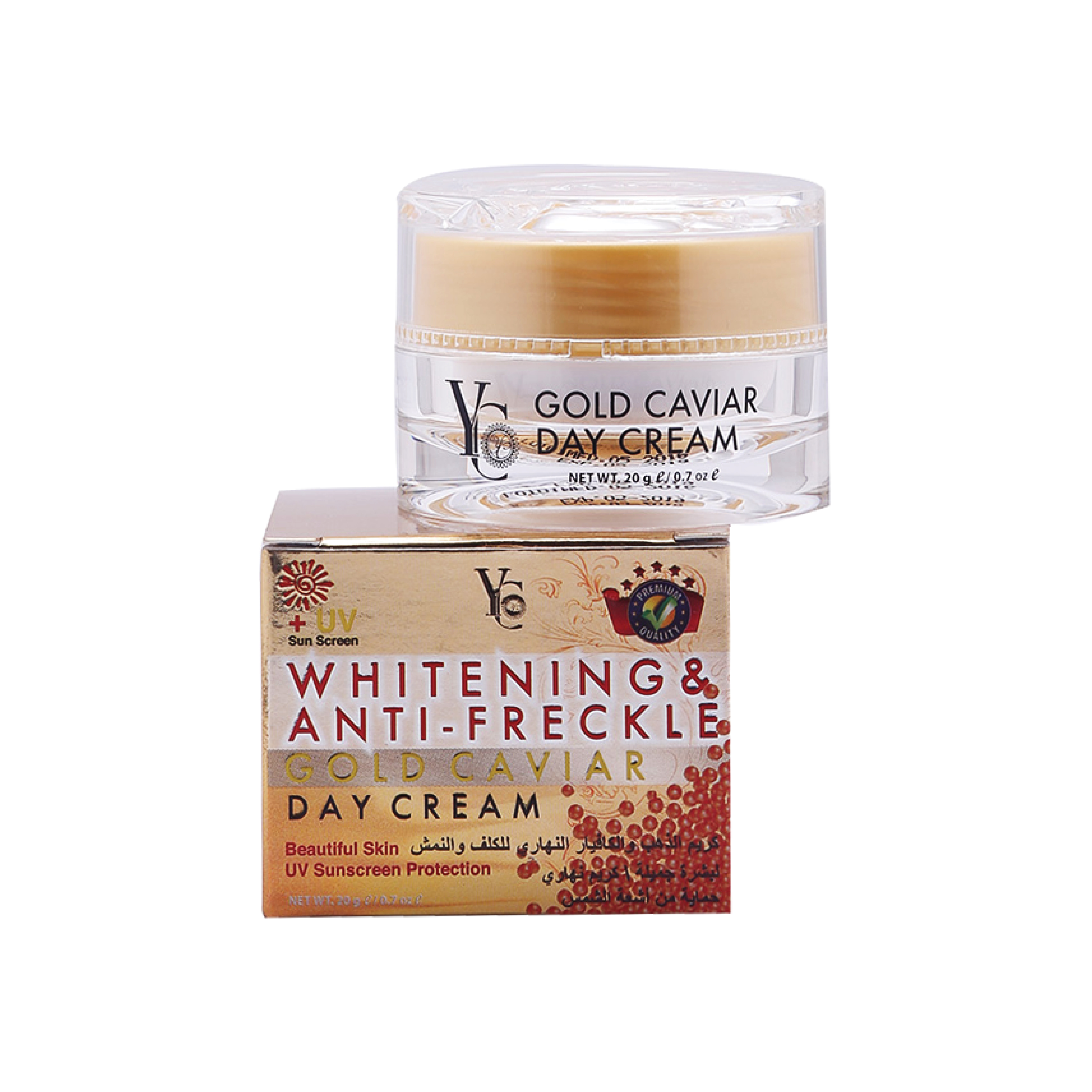 YC Whitening Gold Caviar Day Cream - 20gm - 113