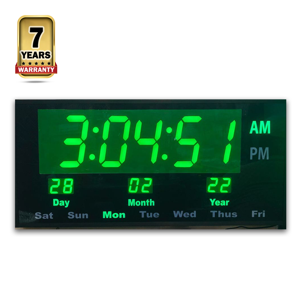 Electric Digital Clock With Calendar - 14*30 Clock 