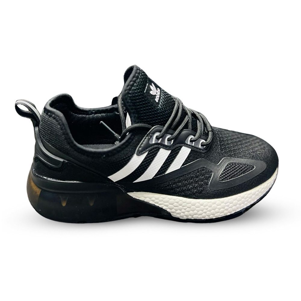 PU Leather Low Neck Premium 7A Sneaker for Men - Black - 8206 