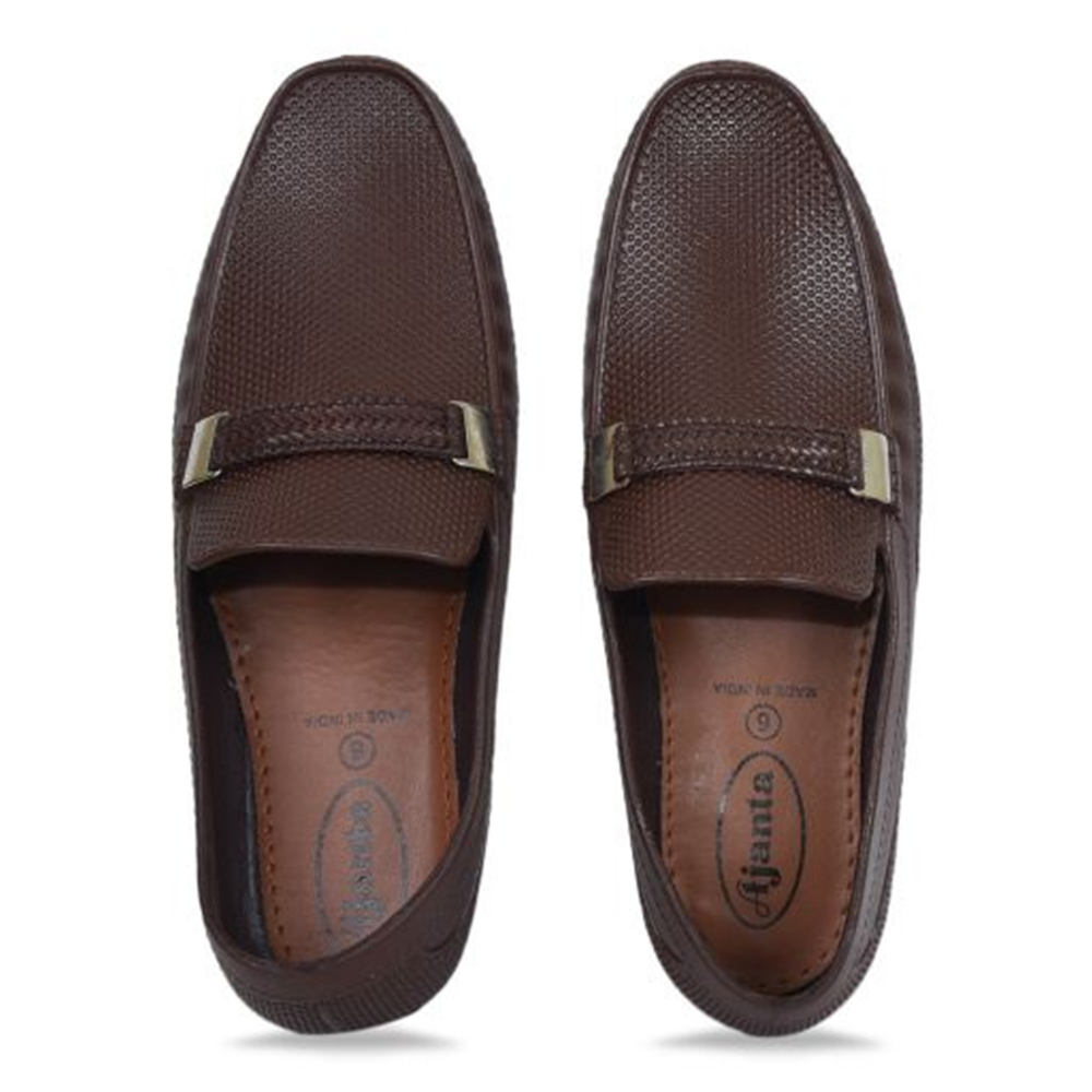 Ajanta Imperio PVC Casual Shoe For Men - Brown - PG 440
