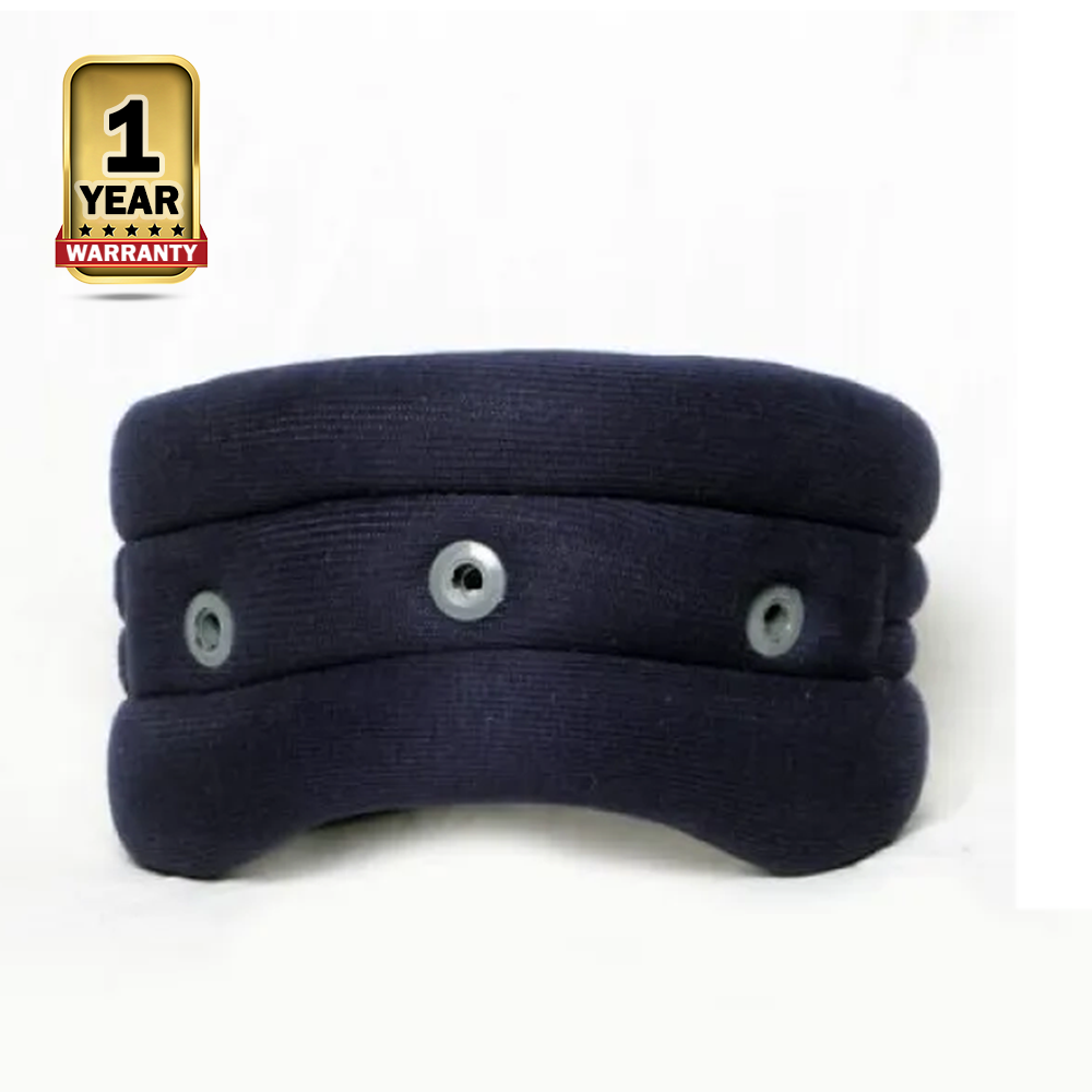 Neck Belt Cervical Collar Neck Binder Belt Pain Brace - Navy Blue 