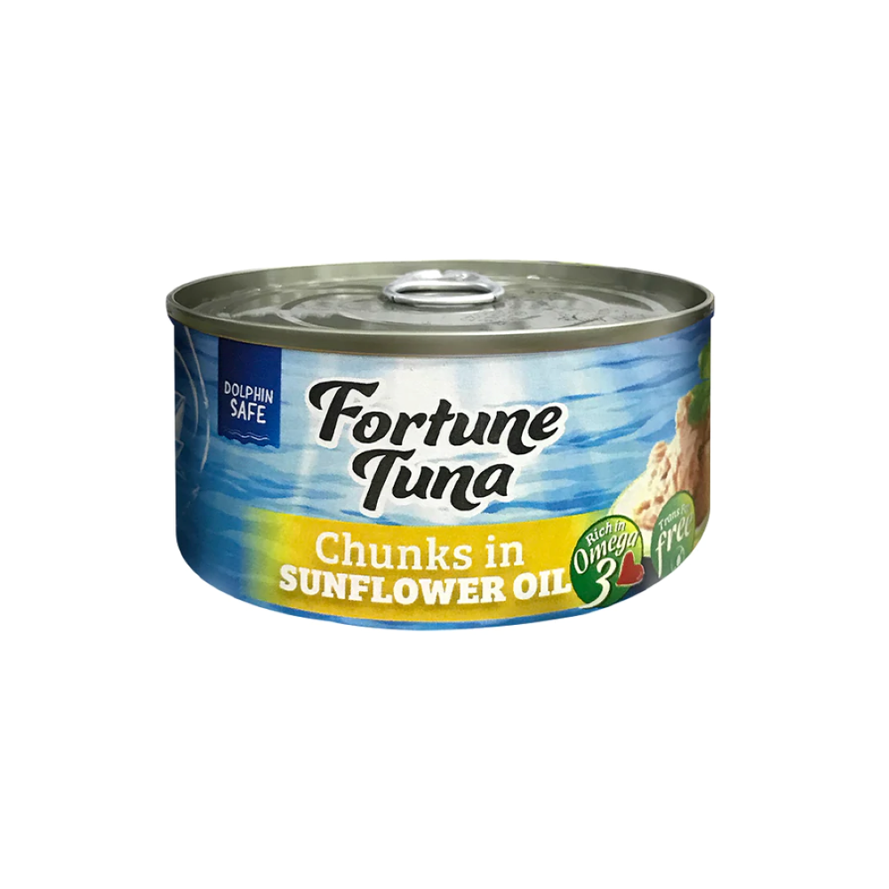 HOSEN Fortune Tuna Chunks In Sunflower Oil - 185gm