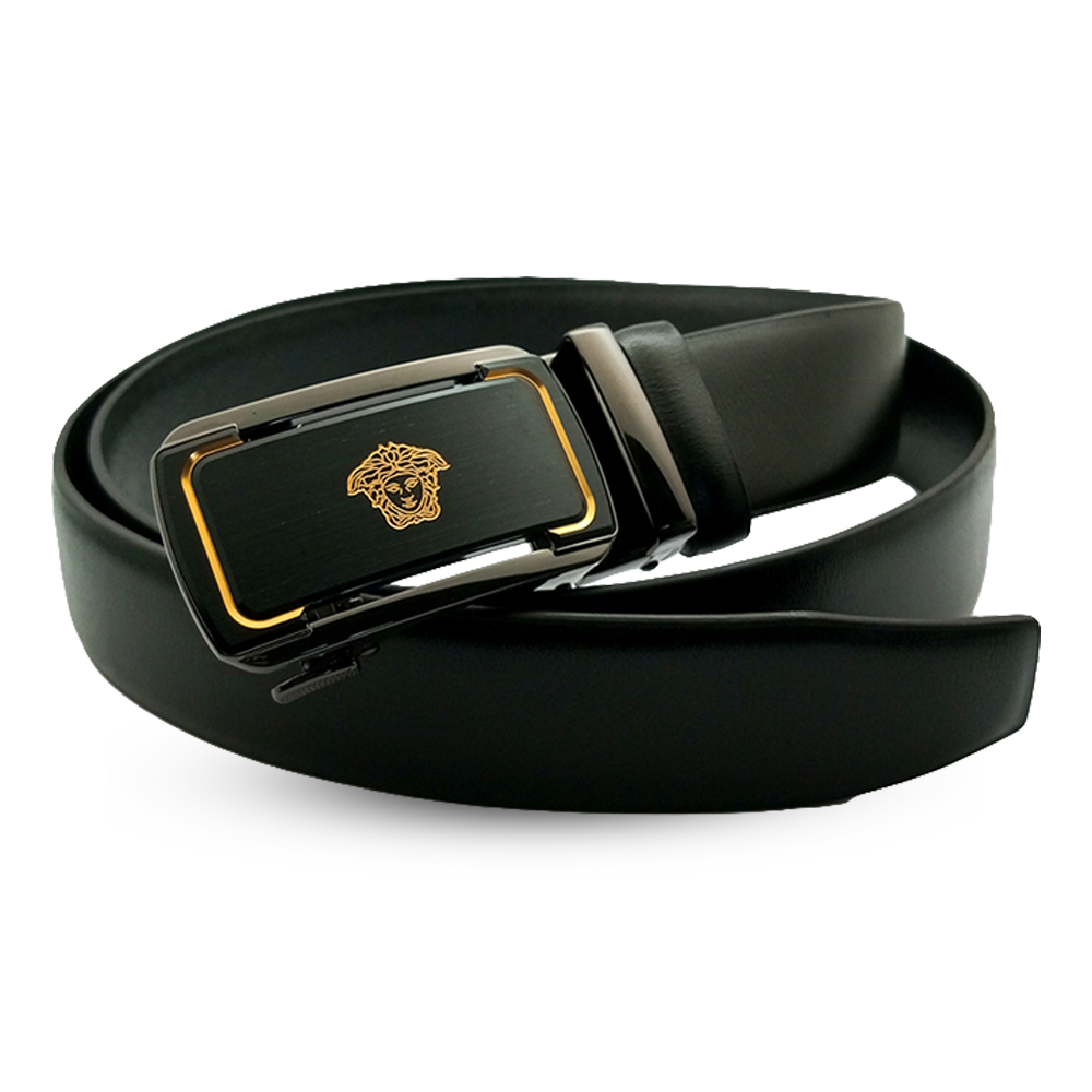 Leather Belt for Men - Black