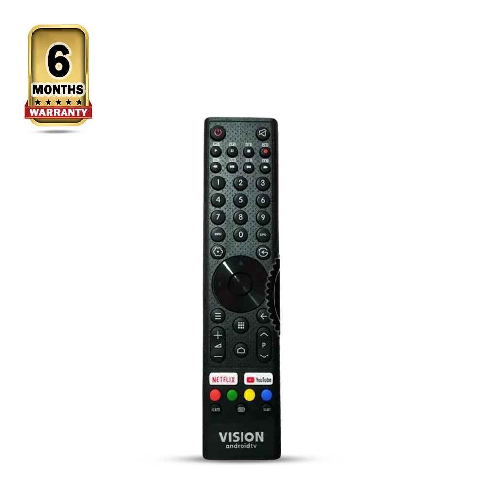 Vision Non-Voice Control Android TV Remote - Black