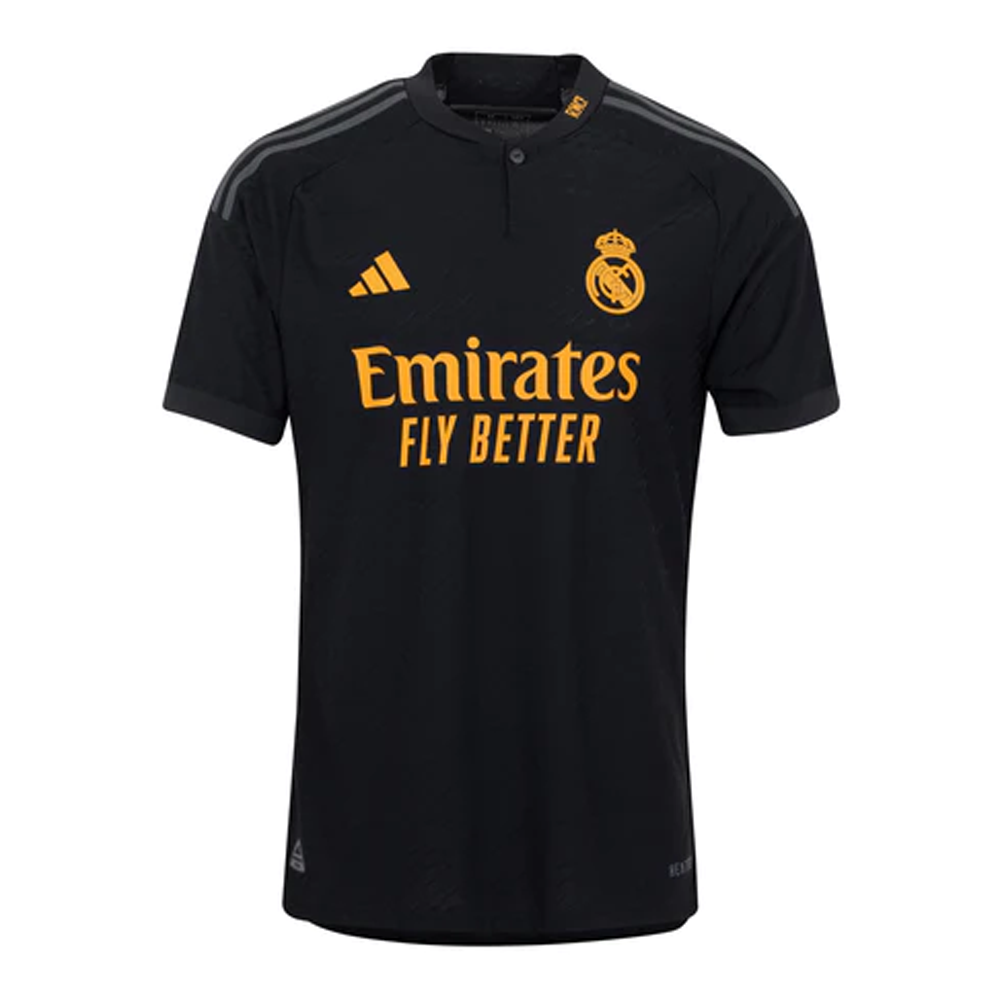 Polyester Real Madrid 23-24 Home Jersey for Men - Black