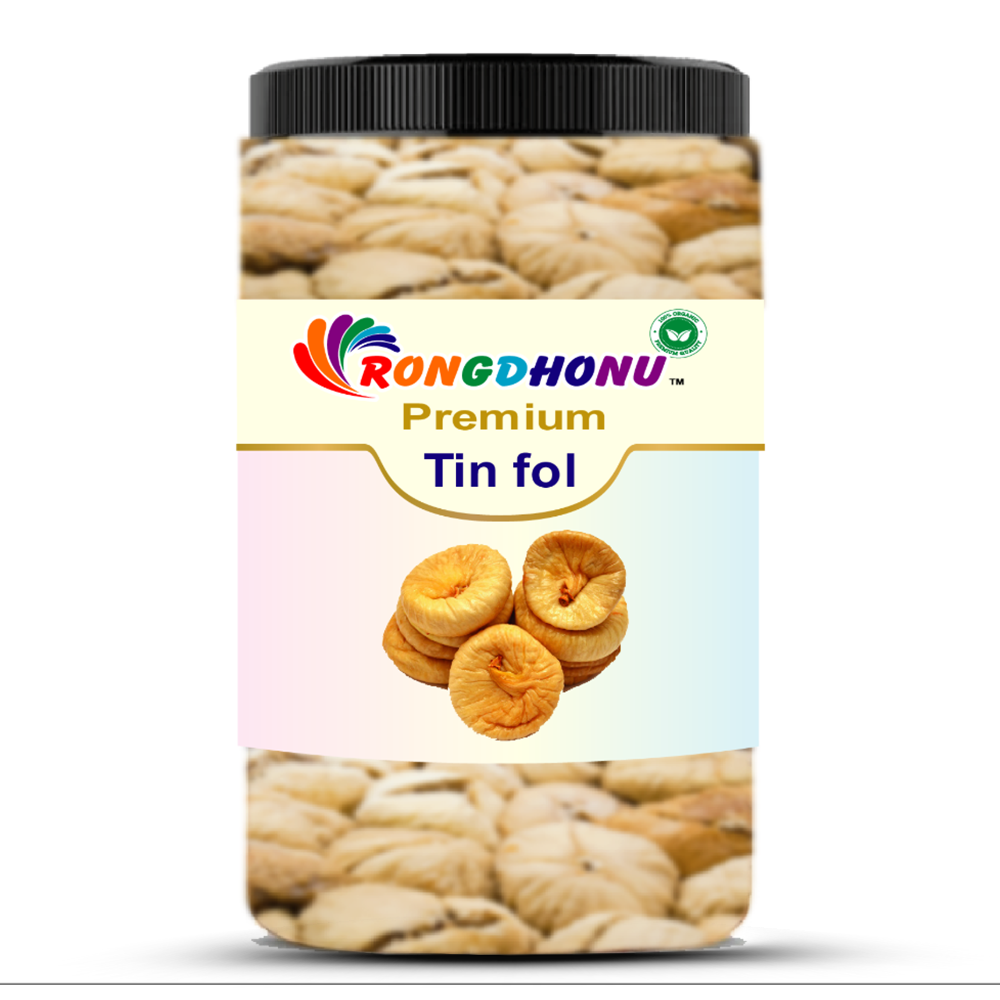 Rongdhonu Dried Fig (Tin Fol) - 500gm