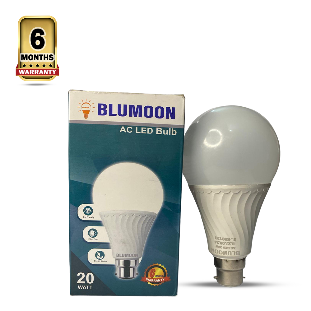 Bluemoon PIN Type LED AC Bulb - 20W - White