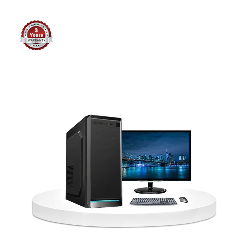 PC-304 Intel Core i3 3rd Generation - 120GB SSD - 4GB DDR3 Ram -  GP 2GB - 19" MONITOR - WINDOWS 10 64 BIT - PC - Black