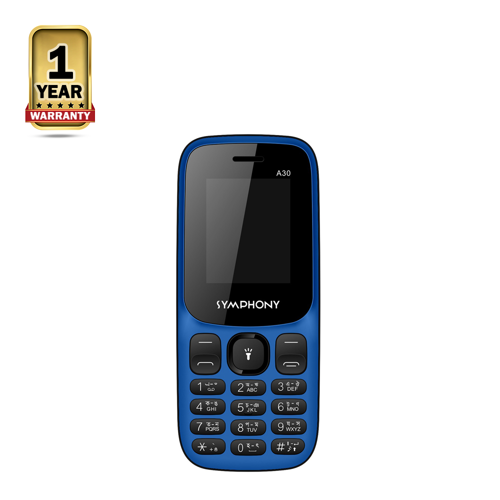 Symphony A30 Feature Phone - Cobalt Blue