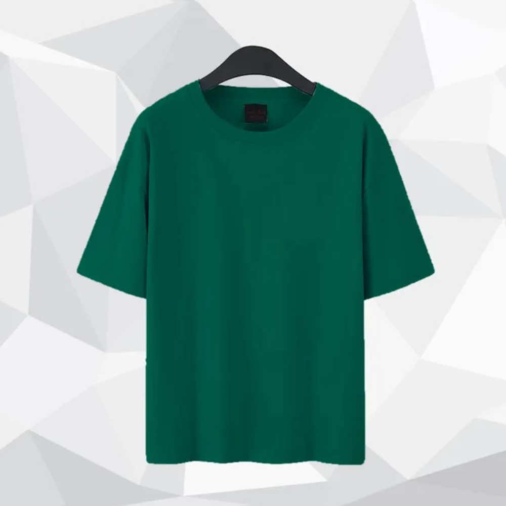Cotton T-shirt with Pocket for Men - Green