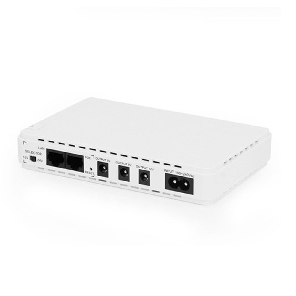 SKE POE 432P All in One Router UPS - 10400Mah - White 