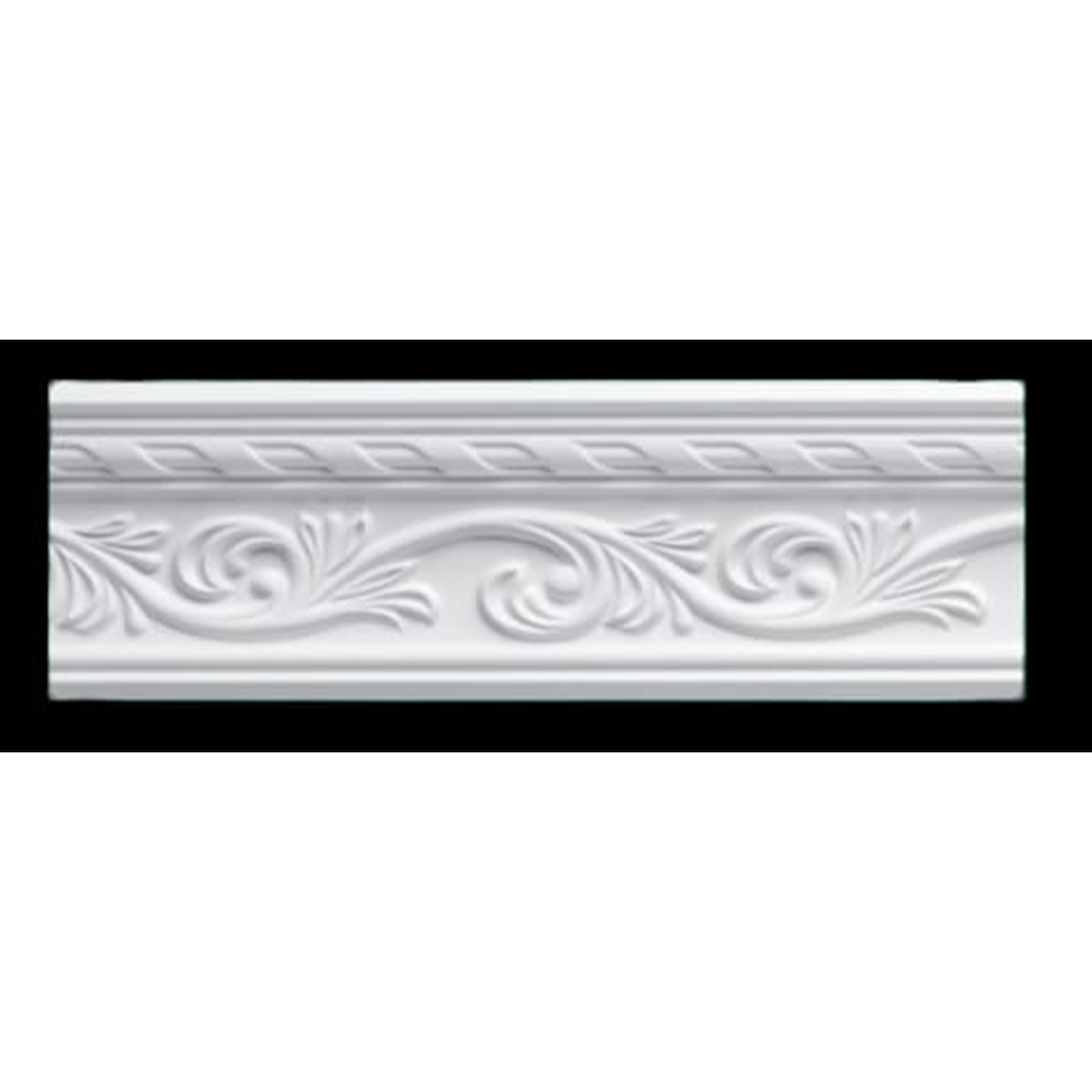 Gypsum Cornice Strip 6 Inch - White - ST 2