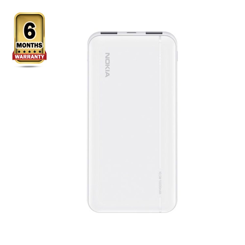 Nokia E6205 Essential Power Bank - 10.5W - 10000mAh - White
