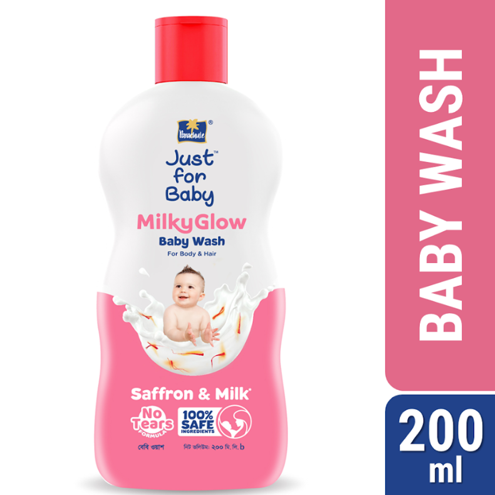 Parachute Just For Baby Milky Glow Wash - 200ml - EMB121