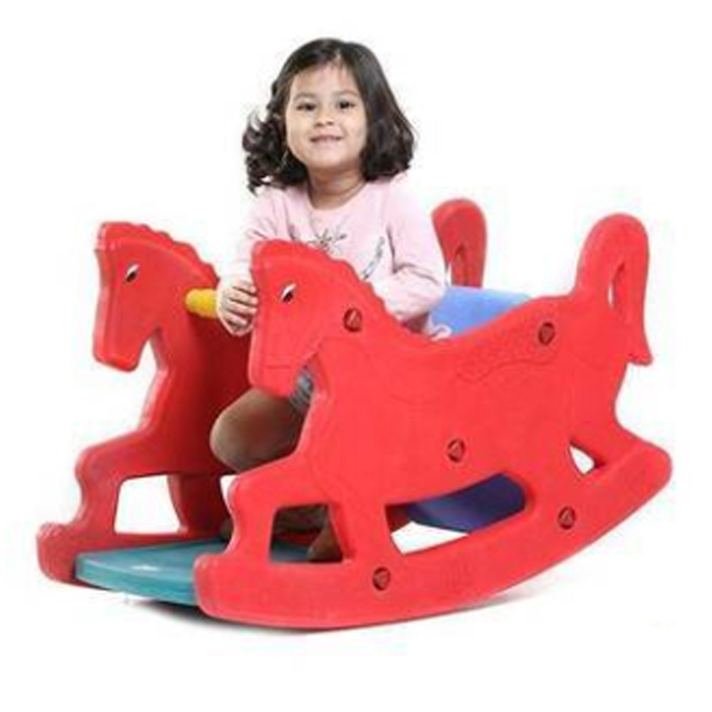 RFL Playtime Horse Cum Study Desk Toy Rocker - Multicolor - 89366