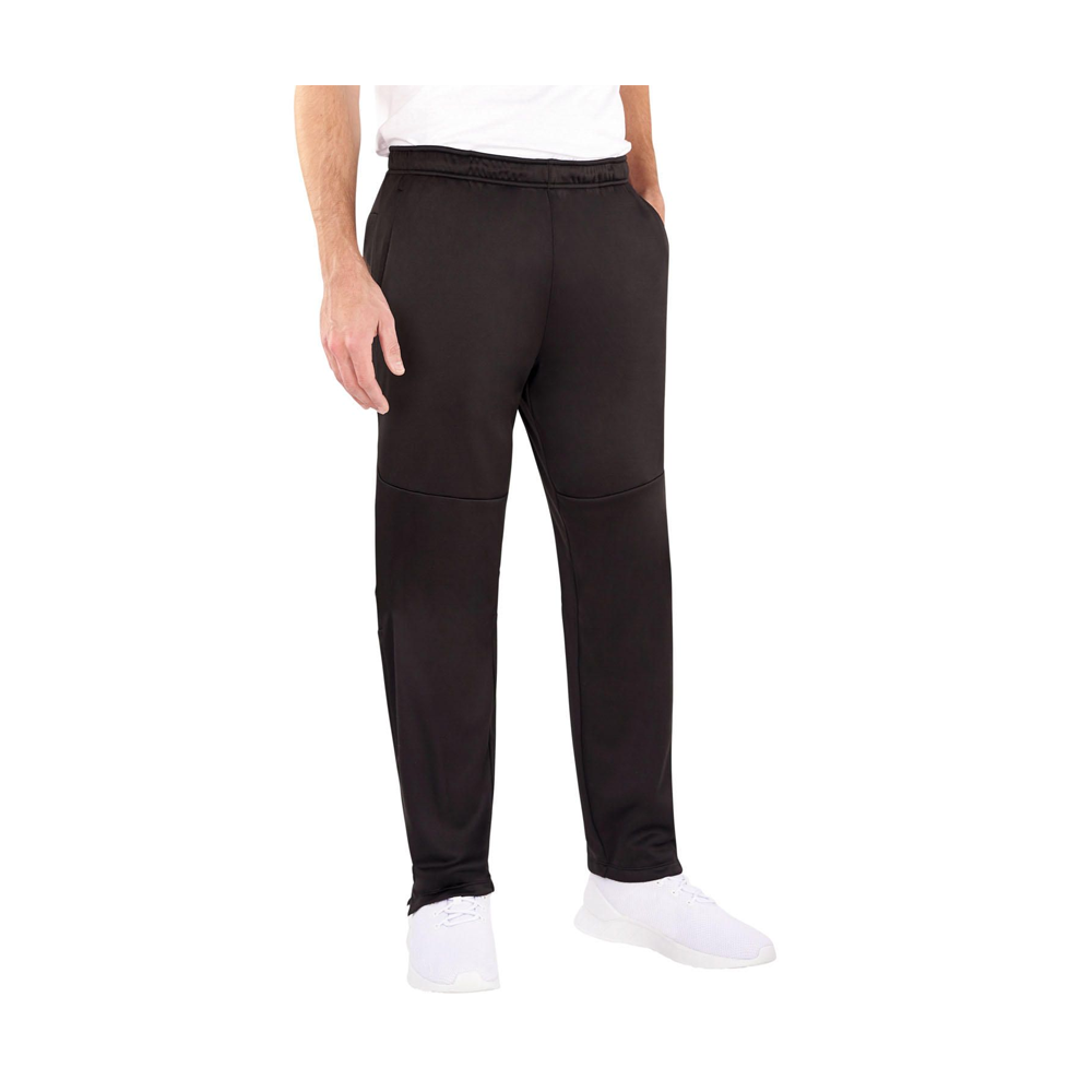 Polyester Tech Fleece Pant For Men - Black - JOG06