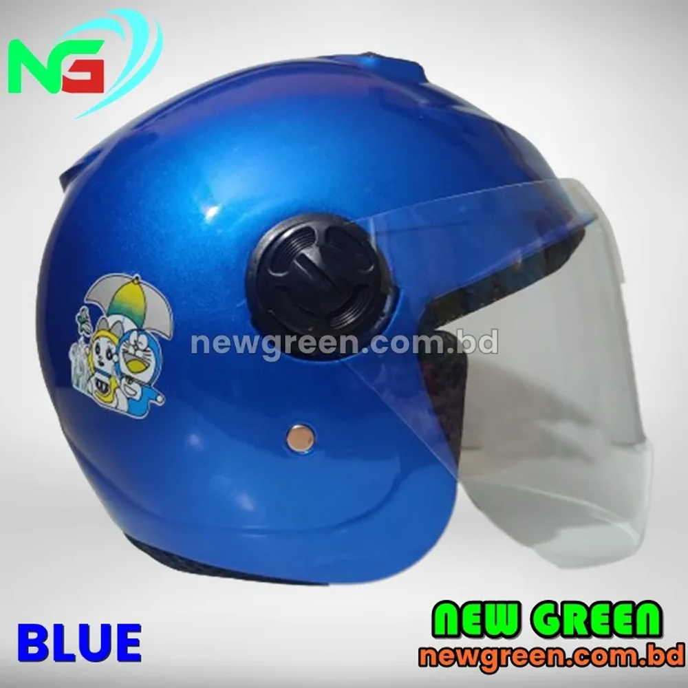 ICON Half Face Helmet For Kids - Blue